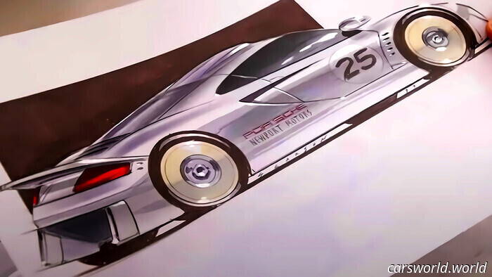 Секретный эскиз Porsche раскрывает купе с V10, которому не суждено было увидеть свет | Carscoops